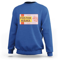 Foster Mama Sweatshirt Licensed To Love Est 2024 Adoptive Mom - Wonder Print Shop