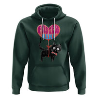 Cat Mom Hoodie Foster Cat Mama Black Cat Doodle - Wonder Print Shop