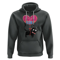Cat Mom Hoodie Foster Cat Mama Black Cat Doodle - Wonder Print Shop