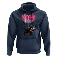 Cat Mom Hoodie Foster Cat Mama Black Cat Doodle - Wonder Print Shop