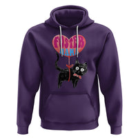 Cat Mom Hoodie Foster Cat Mama Black Cat Doodle - Wonder Print Shop