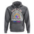 New Mom Hoodie Soon To Be Mommy Est 2024 Blue Pink Baby Feets Rainbow - Wonder Print Shop