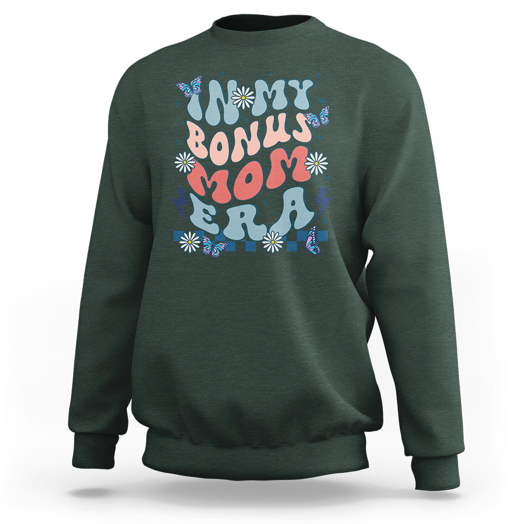 Funny Stepmom Sweatshirt In My Bonus Mom Era - Wonder Print Shop