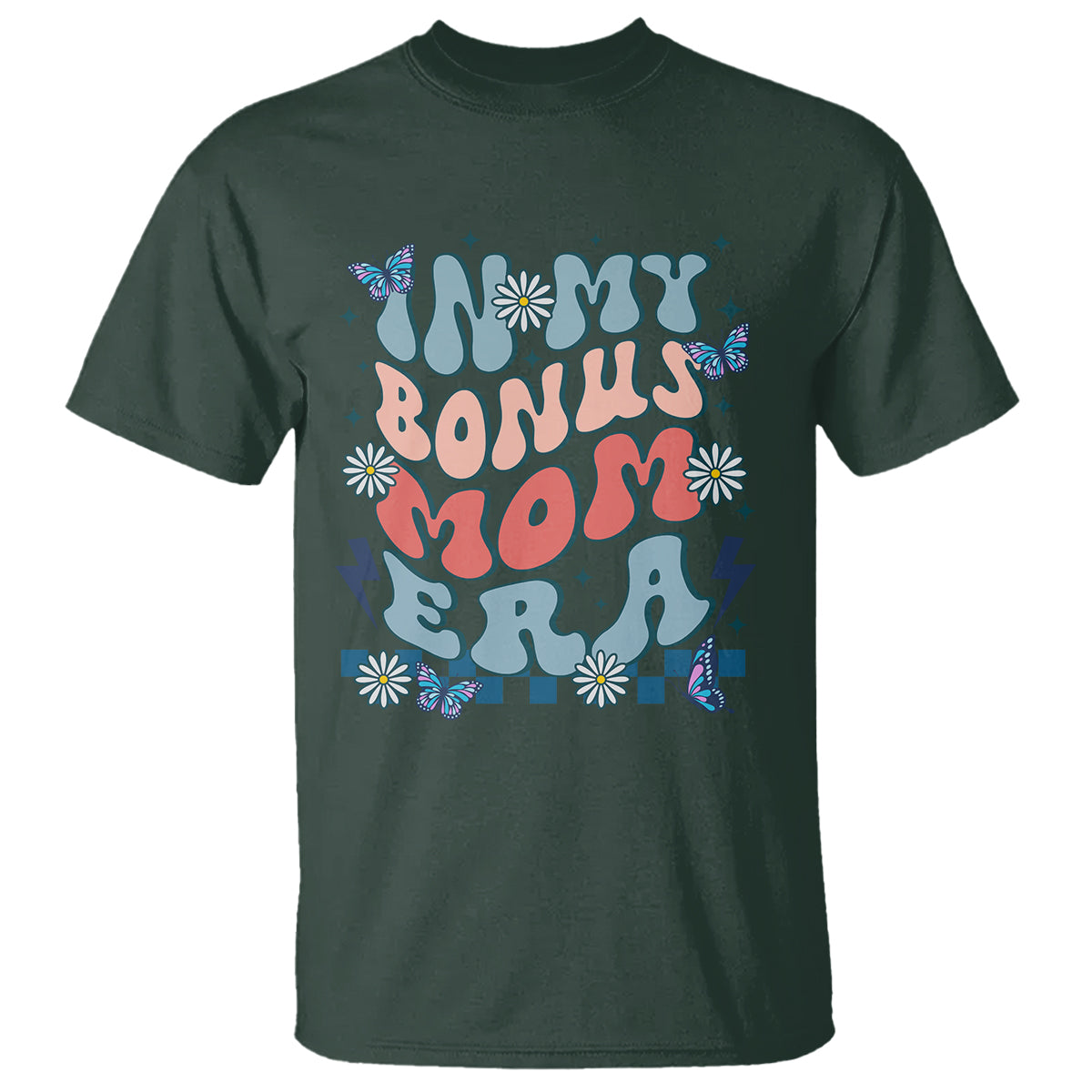 Funny Stepmom T Shirt In My Bonus Mom Era - Wonder Print Shop
