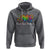 Peace Love Autism Hoodie Support Accept Love Rainbow Infinity Jigsaw Puzzle - Wonder Print Shop