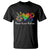 Peace Love Autism T Shirt Support Accept Love Rainbow Infinity Jigsaw Puzzle - Wonder Print Shop