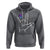 Autism Awareness Hoodie Love Need No Words I Love You Hand Sign Language Butterfly - Wonder Print Shop