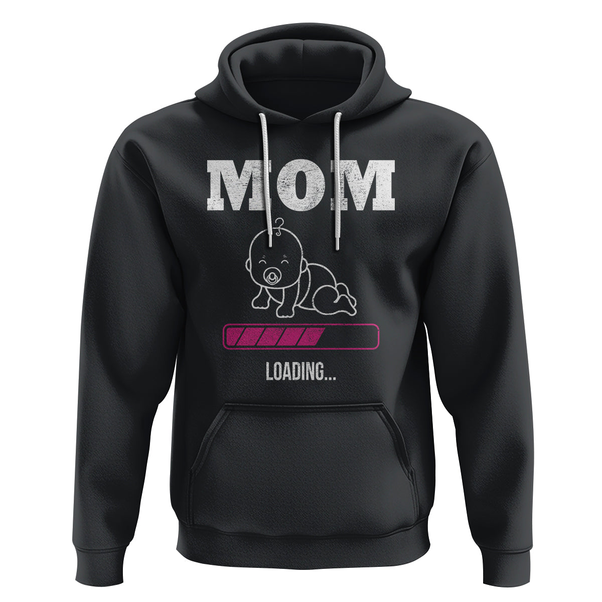 New Mom Hoodie Mom Loading In Progress - Wonder Print Shop