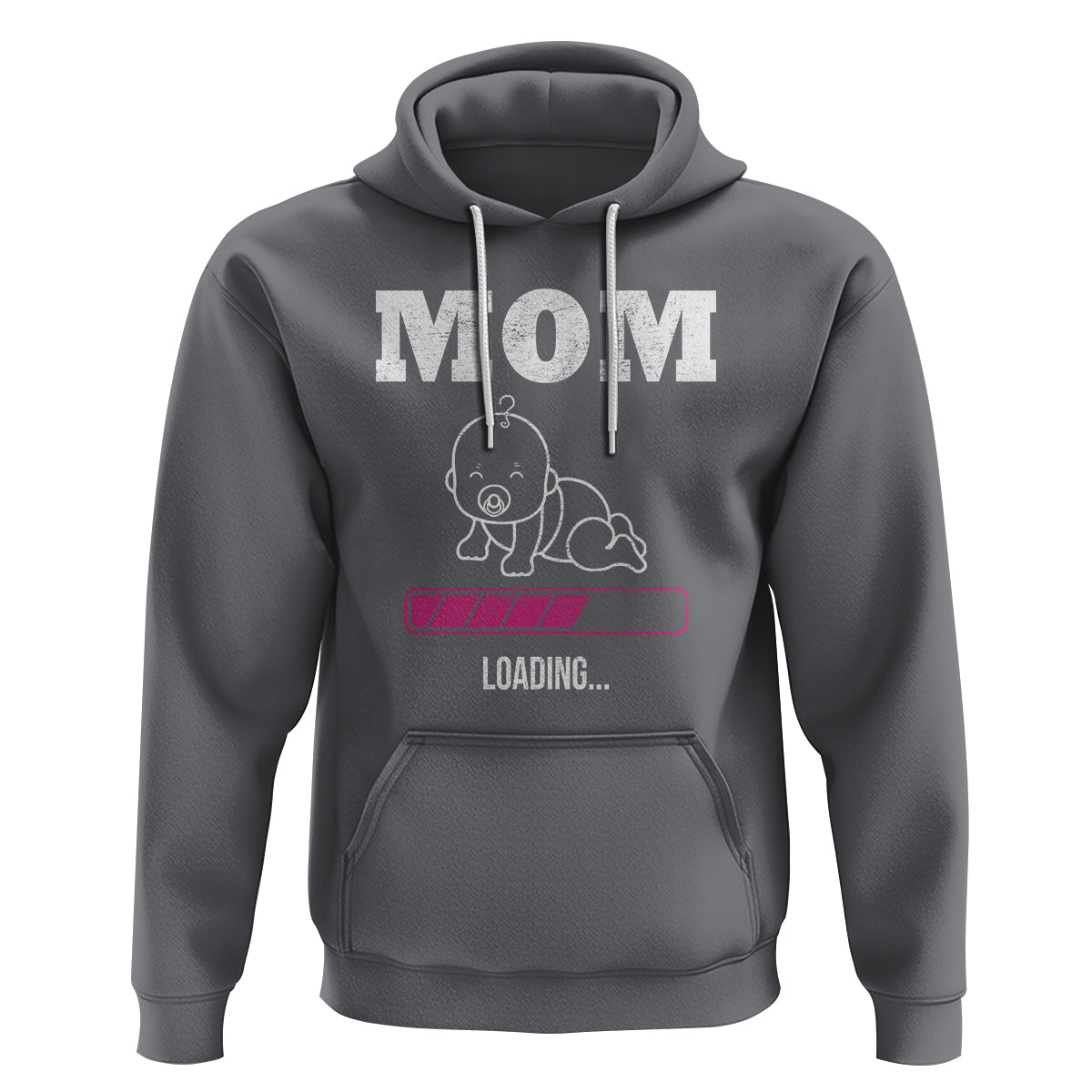 New Mom Hoodie Mom Loading In Progress - Wonder Print Shop