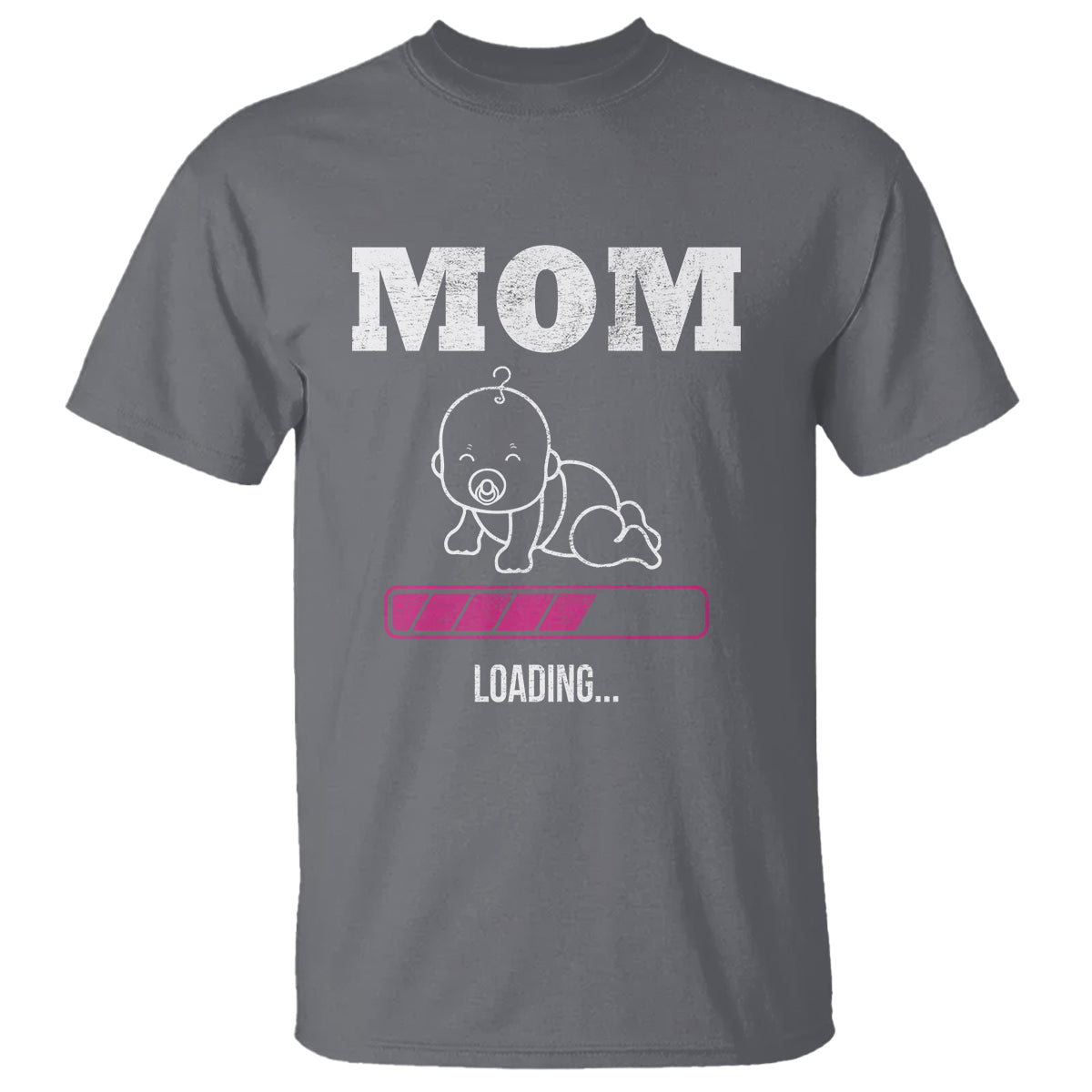 New Mom T Shirt Mom Loading In Progress - Wonder Print Shop