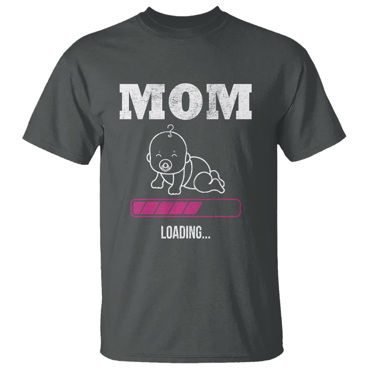 New Mom T Shirt Mom Loading In Progress - Wonder Print Shop
