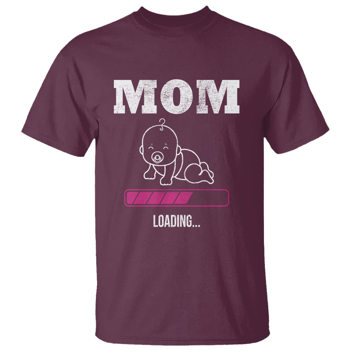 New Mom T Shirt Mom Loading In Progress - Wonder Print Shop