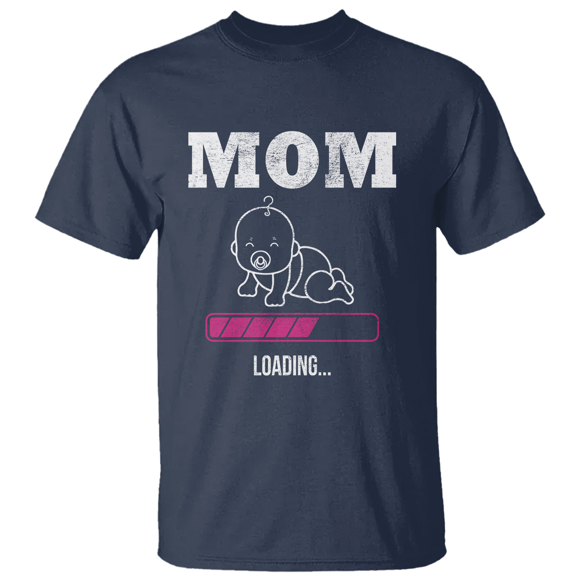 New Mom T Shirt Mom Loading In Progress - Wonder Print Shop