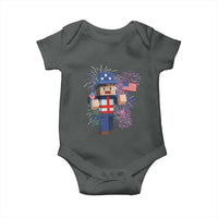 4th of July Gamer Baby Onesie Uncle Sam Pixels Gaming Celebrate Independence Day