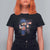 4th of July Gamer T Shirt For Women Uncle Sam Pixels Gaming Celebrate Independence Day