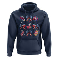 4th of July Teacher Student Hoodie Patriotic Teaching Learning Retro Coquette