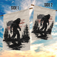 American Flag Bigfoot Garden Flag Patriotic Sasquatch Retro Vintage