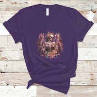 Floral Gothic Skeleton T Shirt Floral Gothic Skeleton Goblincore Karma Fairy Roses Skull Floral Skeleton In My Next Life I Want To Be The Karma Fairy Funny Quote - Wonder Print Shop