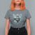 Floral Gothic Skeleton T Shirt For Women Floral Gothic Skeleton Goblincore Karma Fairy Roses Skull Floral Skeleton Angel In My Next Life I Want To Be The Karma Fairy - Wonder Print Shop