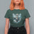 Floral Gothic Skeleton T Shirt For Women Floral Gothic Skeleton Goblincore Karma Fairy Roses Skull Floral Skeleton Angel In My Next Life I Want To Be The Karma Fairy - Wonder Print Shop