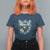 Floral Gothic Skeleton T Shirt For Women Floral Gothic Skeleton Goblincore Karma Fairy Roses Skull Floral Skeleton Angel In My Next Life I Want To Be The Karma Fairy - Wonder Print Shop