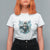 Floral Gothic Skeleton T Shirt For Women Floral Gothic Skeleton Goblincore Karma Fairy Roses Skull Floral Skeleton Angel In My Next Life I Want To Be The Karma Fairy - Wonder Print Shop