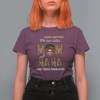 Mother's Day T Shirt For Women Funny Mom And Nana, God Gifted Me Two Titles Mom And Nana And I Rock Them Both Gifts For Grandma Mimi Mom, Mother's Day Gifts, Women - Wonder Print Shop
