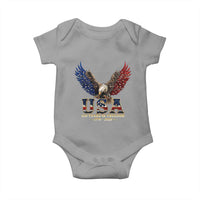 250 Years USA Majestic Bald Eagle Baby Onesie American Flag Wings Patriotic Semiquincentennial 250th Anniversary