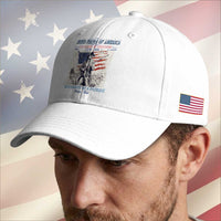 Custom Name Descendant of a Patriot USA 250 Years of Freedom Personalized Baseball Cap 1776-2026 Revolutionary War Heritage