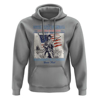 Custom Name Descendant of a Patriot USA 250 Years of Freedom Personalized Hoodie 1776-2026 Revolutionary War Heritage