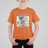 Custom Name Descendant of a Patriot USA 250 Years of Freedom Personalized T Shirt For Kid 1776-2026 Revolutionary War Heritage