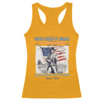 Custom Name Descendant of a Patriot USA 250 Years of Freedom Personalized Racerback Tank Top 1776-2026 Revolutionary War Heritage