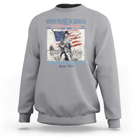 Custom Name Descendant of a Patriot USA 250 Years of Freedom Personalized Sweatshirt 1776-2026 Revolutionary War Heritage