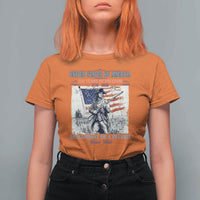 Custom Name Descendant of a Patriot USA 250 Years of Freedom Personalized T Shirt For Women 1776-2026 Revolutionary War Heritage