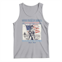 Custom Name Descendant of a Patriot USA 250 Years of Freedom Personalized Tank Top 1776-2026 Revolutionary War Heritage