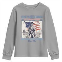 Custom Name Descendant of a Patriot USA 250 Years of Freedom Personalized Youth Sweatshirt 1776-2026 Revolutionary War Heritage