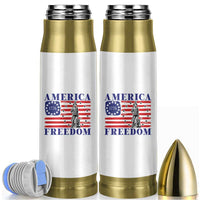 America Freedom 1776 Revolutionary War Bullet Tumbler Minuteman Betsy Ross Flag Patriotic History