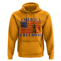 America Freedom 1776 Revolutionary War Hoodie Minuteman Betsy Ross Flag Patriotic History