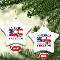 America Freedom 1776 Revolutionary War Ceramic Ornament Minuteman Betsy Ross Flag Patriotic History