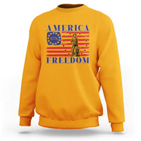 America Freedom 1776 Revolutionary War Sweatshirt Minuteman Betsy Ross Flag Patriotic History