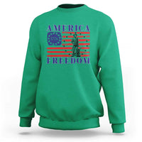America Freedom 1776 Revolutionary War Sweatshirt Minuteman Betsy Ross Flag Patriotic History