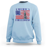America Freedom 1776 Revolutionary War Sweatshirt Minuteman Betsy Ross Flag Patriotic History