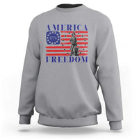 America Freedom 1776 Revolutionary War Sweatshirt Minuteman Betsy Ross Flag Patriotic History