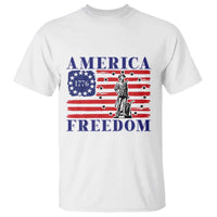 America Freedom 1776 Revolutionary War T Shirt Minuteman Betsy Ross Flag Patriotic History