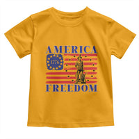 America Freedom 1776 Revolutionary War Toddler T Shirt Minuteman Betsy Ross Flag Patriotic History