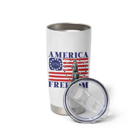 America Freedom 1776 Revolutionary War Tumbler Cup Minuteman Betsy Ross Flag Patriotic History