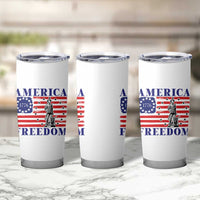 America Freedom 1776 Revolutionary War Tumbler Cup Minuteman Betsy Ross Flag Patriotic History