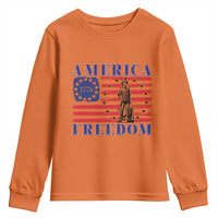 America Freedom 1776 Revolutionary War Youth Sweatshirt Minuteman Betsy Ross Flag Patriotic History