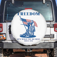 Freedom It’s What We Do Best Since 1776 Spare Tire Cover Revolutionary War Patriot Battle Scene