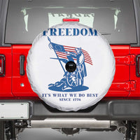 Freedom It’s What We Do Best Since 1776 Spare Tire Cover Revolutionary War Patriot Battle Scene
